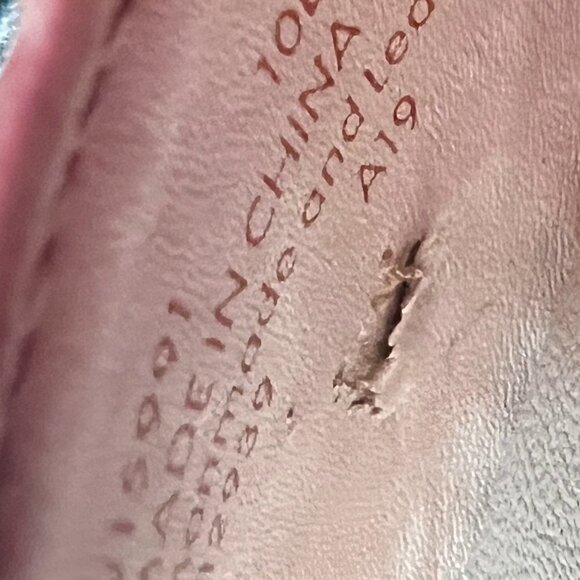 COLE HAAN Sadie Ankle Strap Leather Snake Print Wedge Spring Summer Sandals 10 - Picture 9 of 10